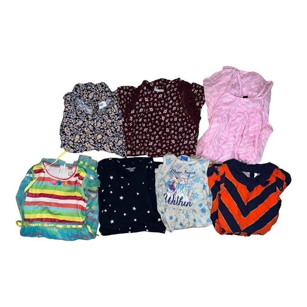 Old Navy Disney Jumping Beans Gymboree Summer Dress Romper Lot of 7 Size 6 EUC